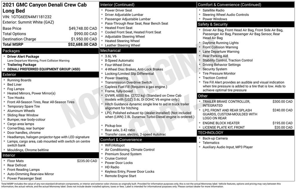 Used 2021 GMC Canyon Denali image 10