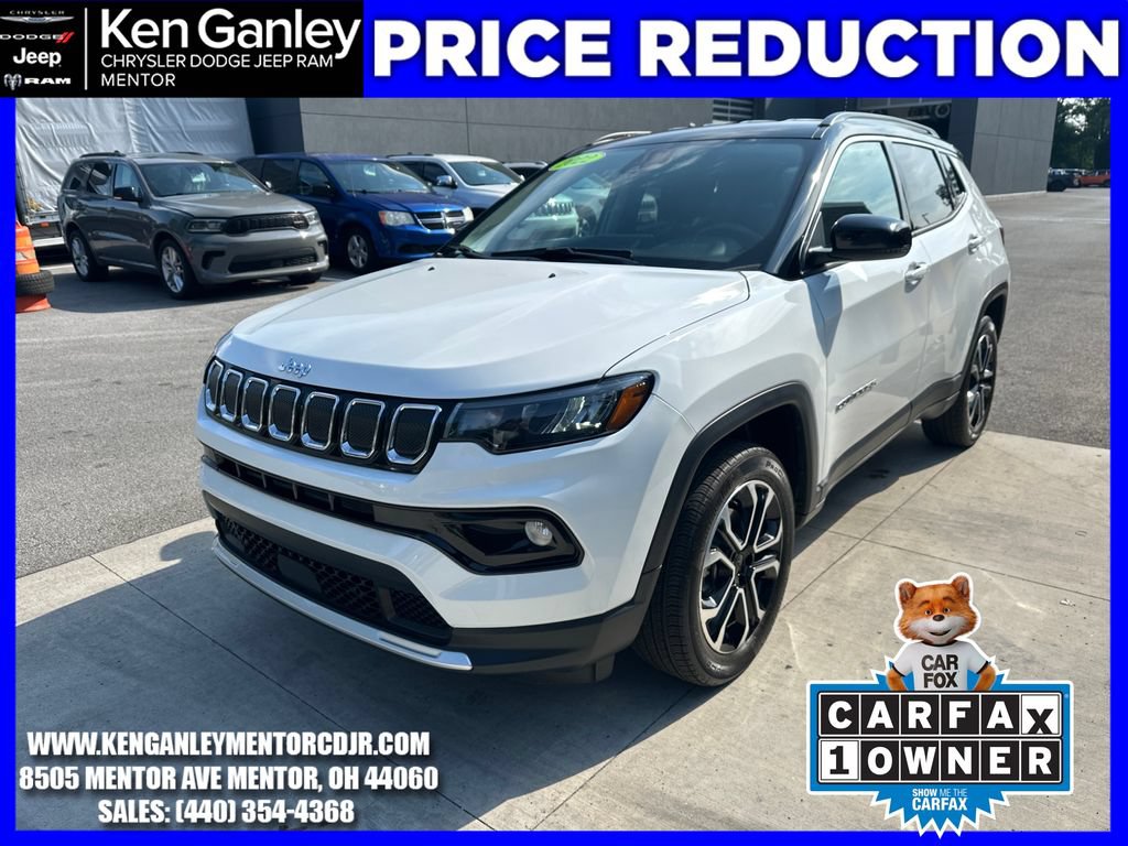 Certified 2022 Jeep Compass Limited AWD/4WD image 3