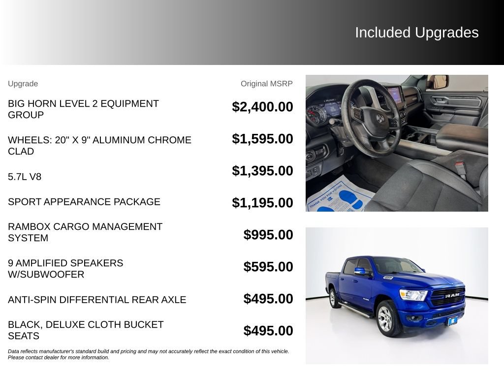 Used 2019 RAM 1500 Big Horn AWD/4WD image 5