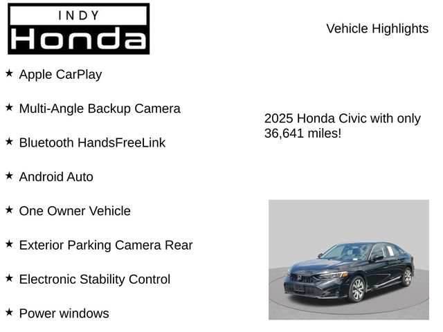 Used 2025 Honda Civic LX image 7