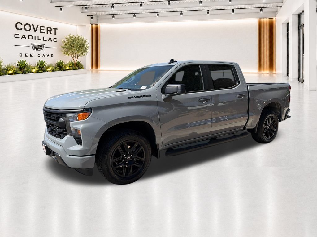 Used 2025 Chevrolet Silverado 1500 Custom w/ Turbomax Blackout Package RWD image 4
