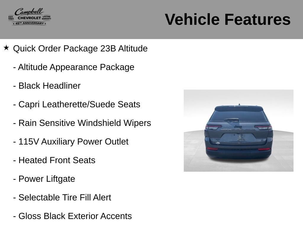 Used 2023 Jeep Grand Cherokee L Laredo AWD/4WD image 16
