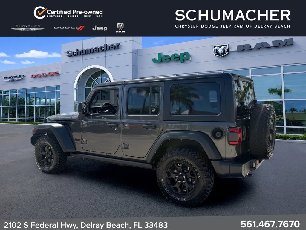 Certified 2022 Jeep Wrangler Unlimited Sport AWD/4WD image 5
