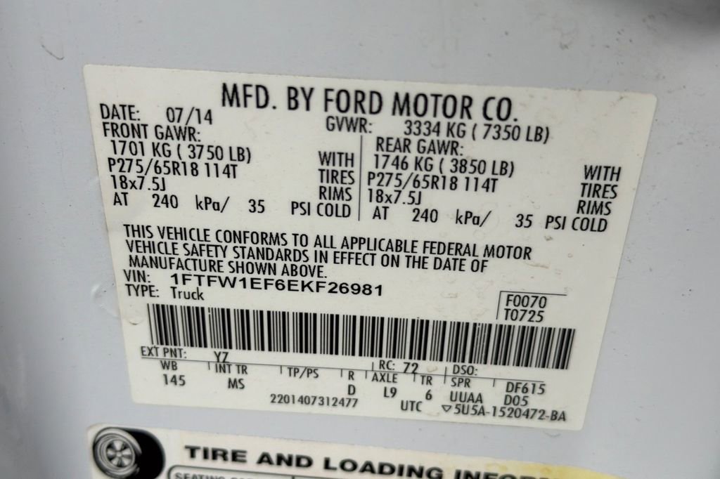 Used 2014 Ford F150 XLT w/ XLT Chrome Package image 23