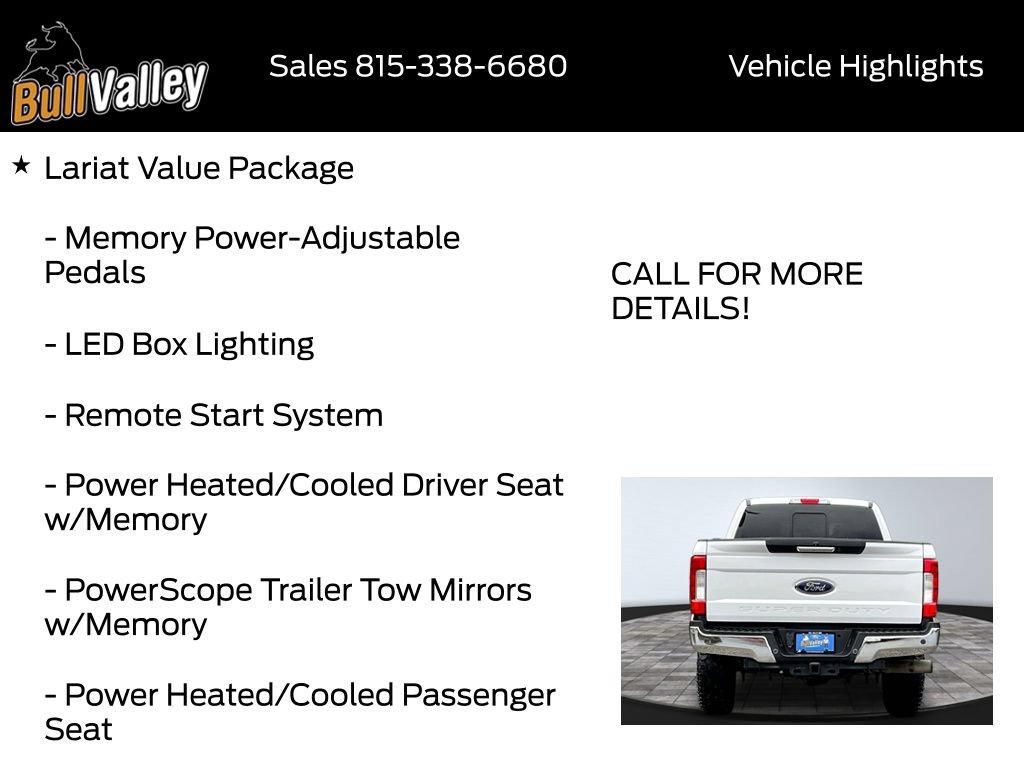 Used 2019 Ford F250 Lariat w/ Lariat Value Package AWD/4WD image 9