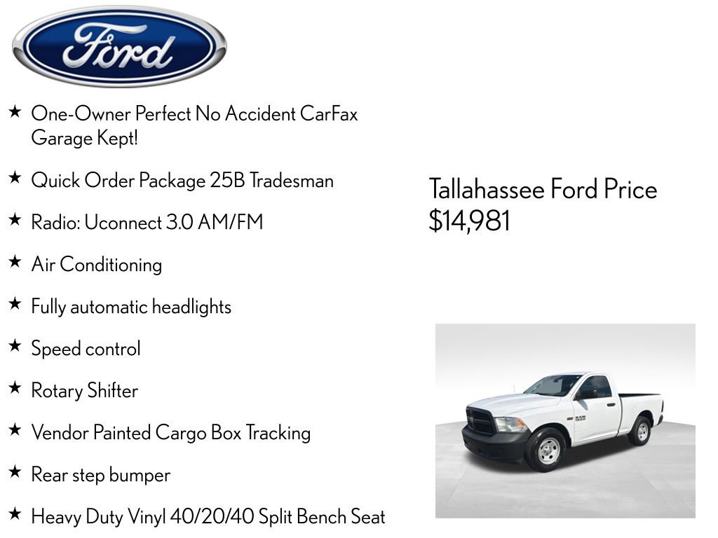 Used 2014 RAM 1500 Tradesman RWD image 4