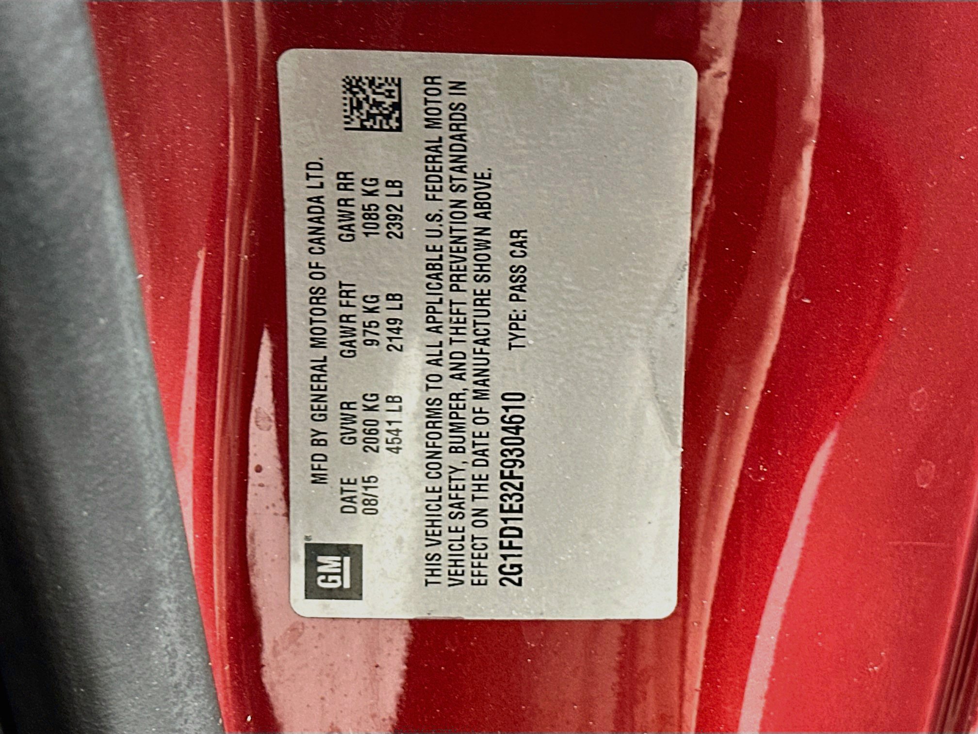 Used 2015 Chevrolet Camaro LT w/ RS Package RWD image 12