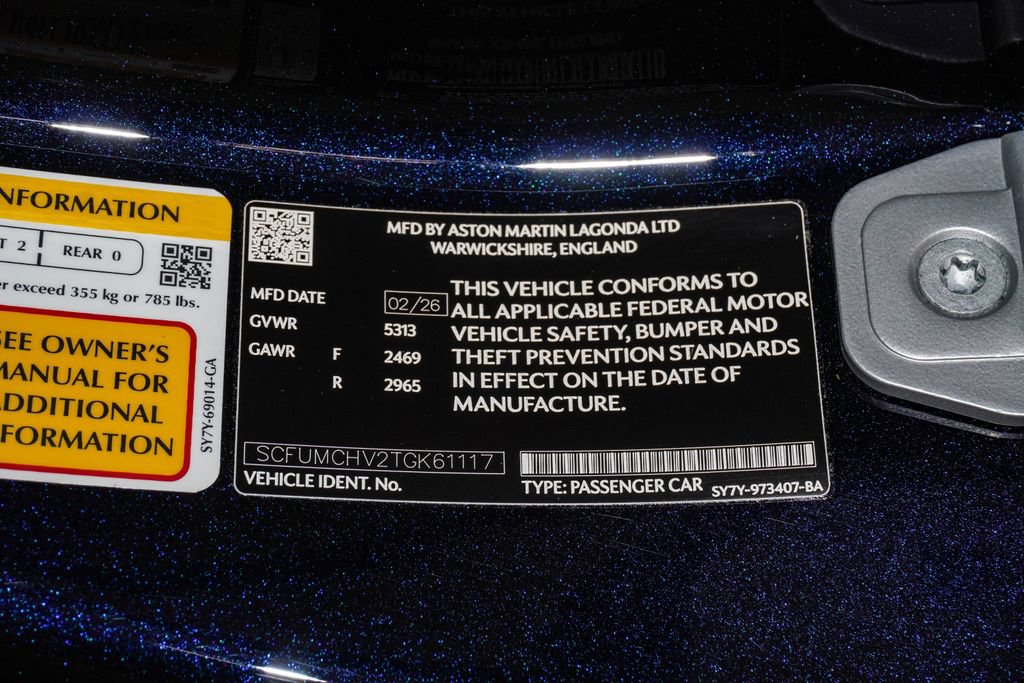 New 2026 Aston Martin Vanquish Convertible RWD image 39