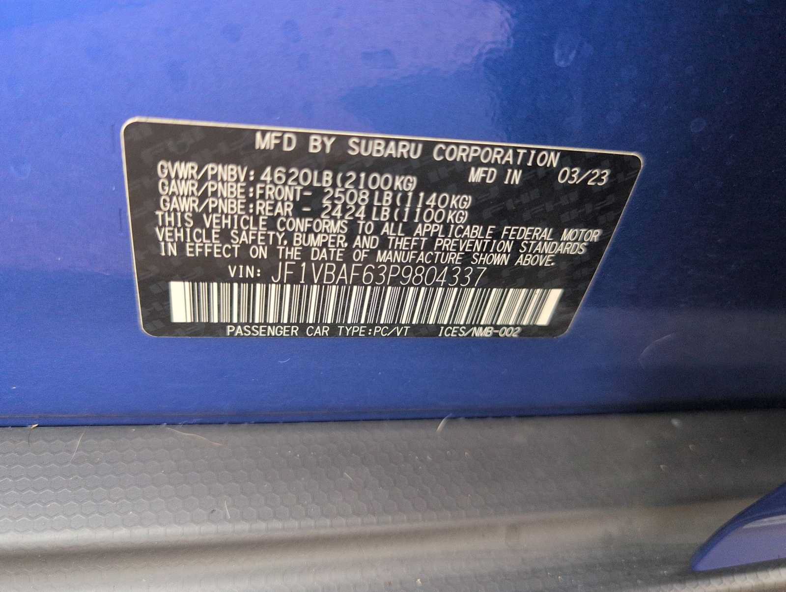 Used 2023 Subaru WRX Premium AWD/4WD image 32