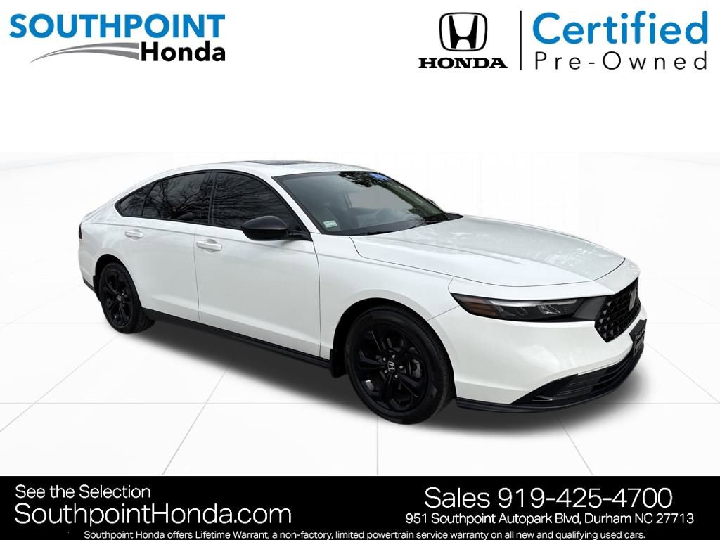Certified 2025 Honda Accord SE image 1