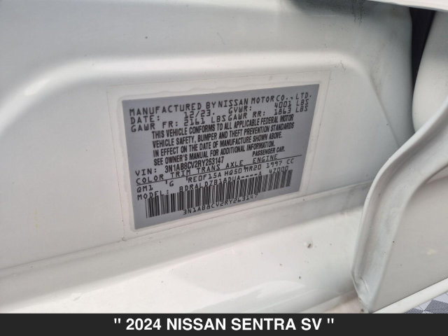 Used 2024 Nissan Sentra SV FWD image 31