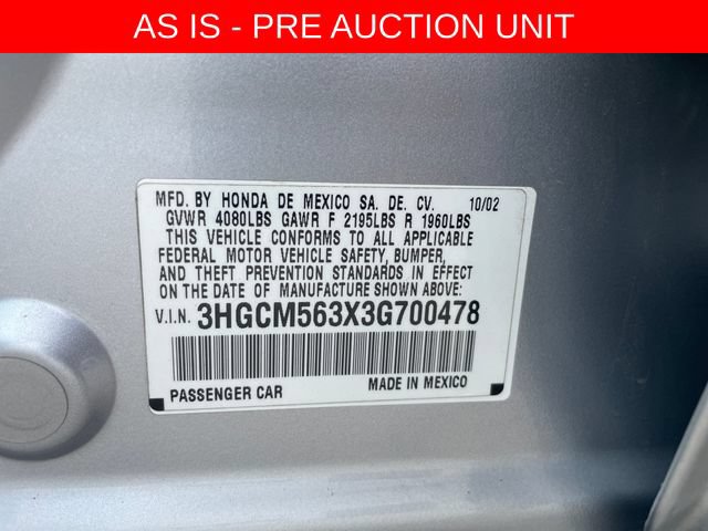 Used 2003 Honda Accord LX image 16