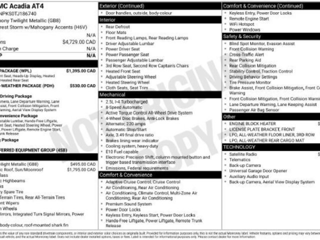 Used 2026 GMC Acadia AT4 w/ Luxury Package AWD/4WD image 47
