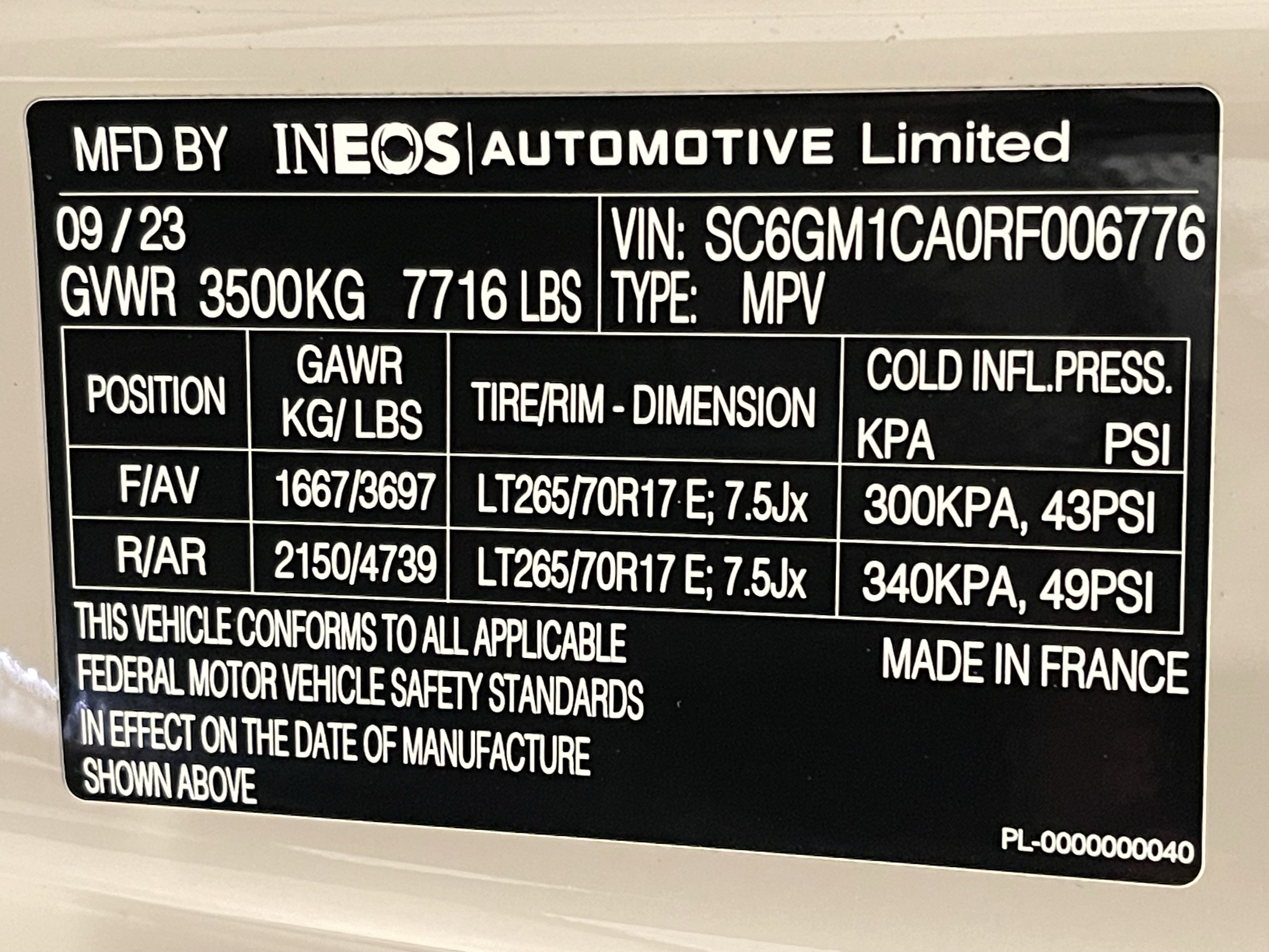 Used 2024 INEOS Grenadier image 25