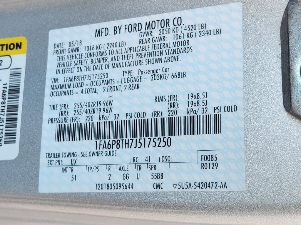 Used 2018 Ford Mustang Premium w/ Equipment Group 201A image 32