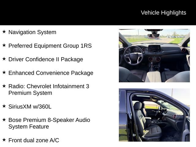 Used 2024 Chevrolet Blazer RS w/ Driver Confidence II Package AWD/4WD image 12