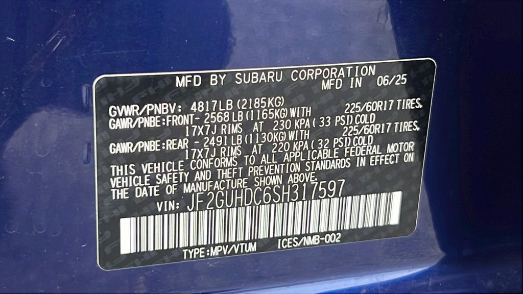 New 2025 Subaru Crosstrek 2.5i Premium image 31