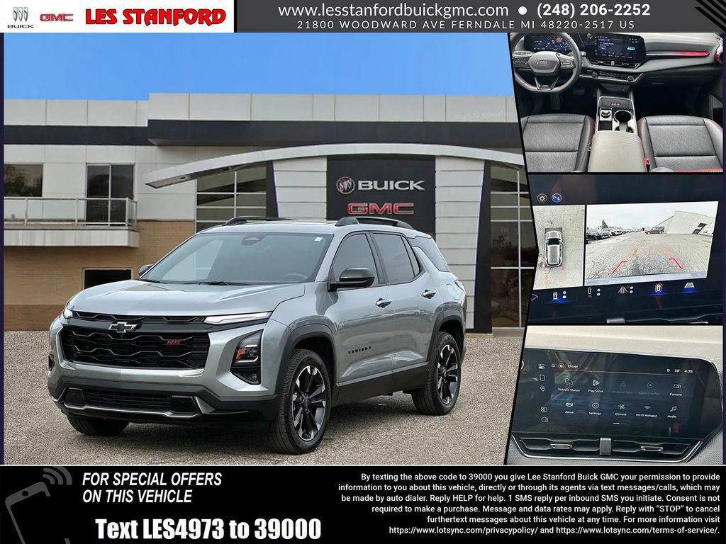 Used 2025 Chevrolet Equinox RS w/ Safety and Technology Package AWD/4WD image 1