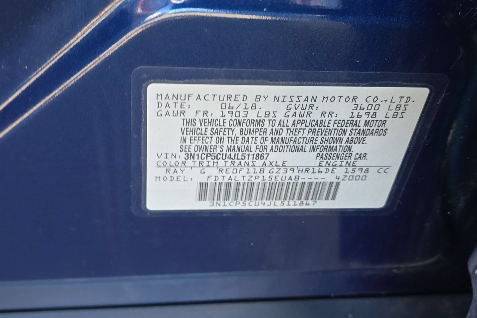 Used 2018 Nissan Kicks SR FWD image 25