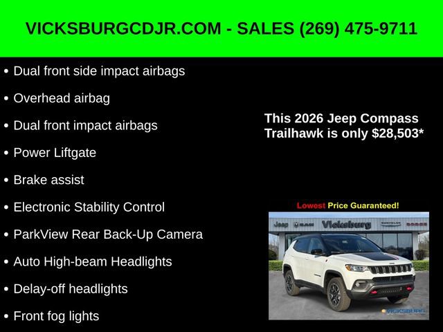 New 2026 Jeep Compass Trailhawk image 16