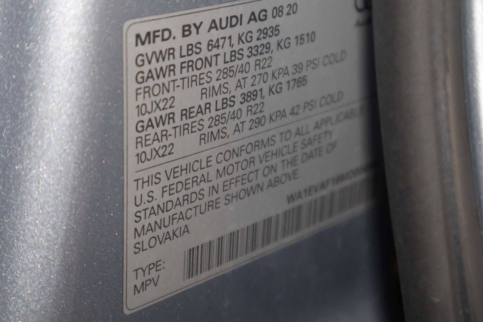 Used 2021 Audi Q8 Premium Plus w/ Premium Plus Package AWD/4WD image 38