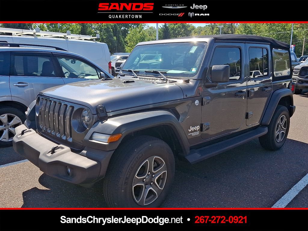 Used 2021 Jeep Wrangler Unlimited Sport AWD/4WD image 1