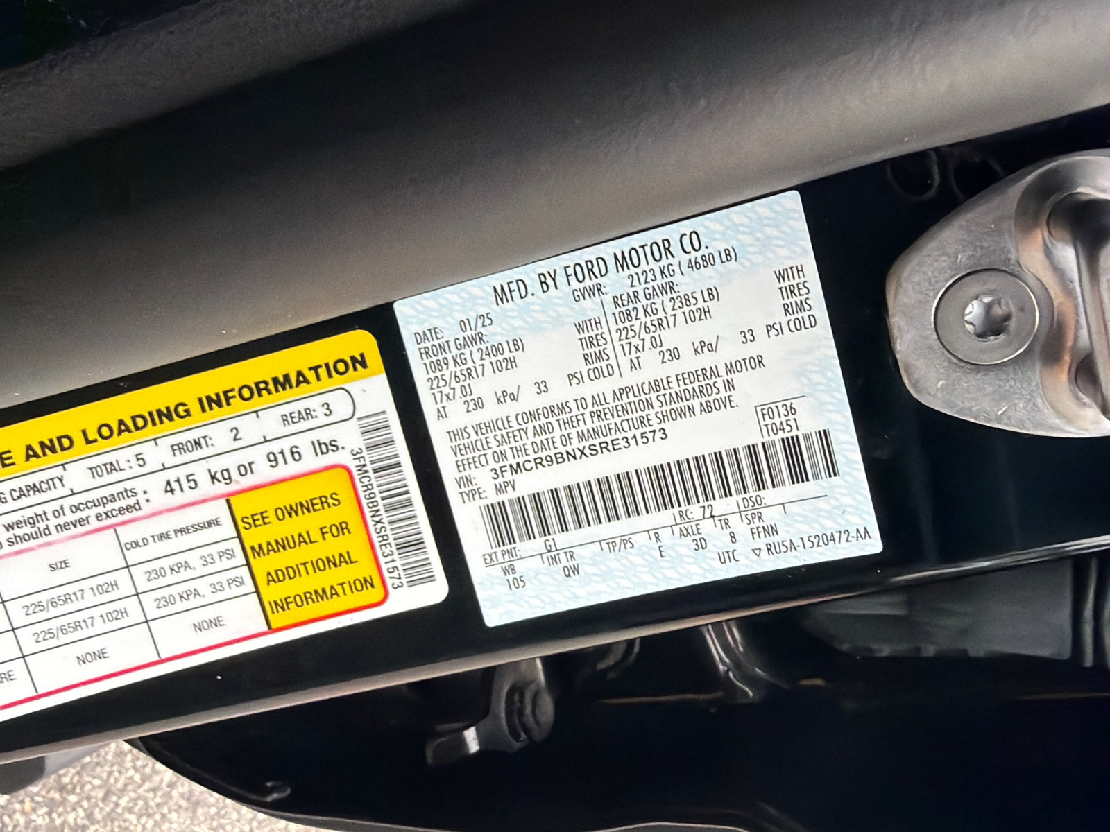 Used 2025 Ford Bronco Sport Big Bend AWD/4WD image 32