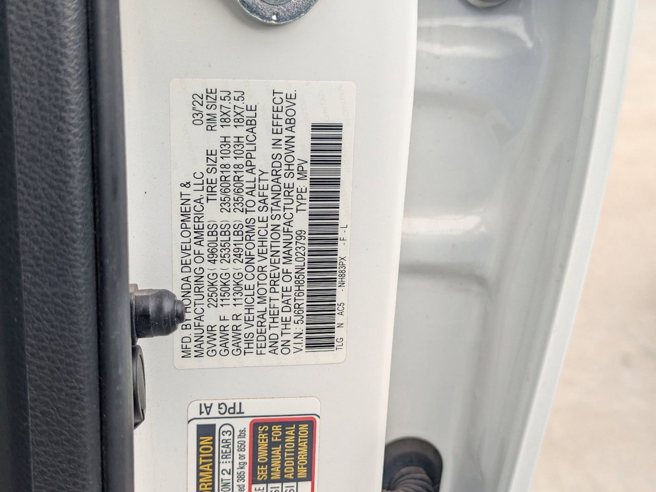 Certified 2022 Honda CR-V EX-L image 33