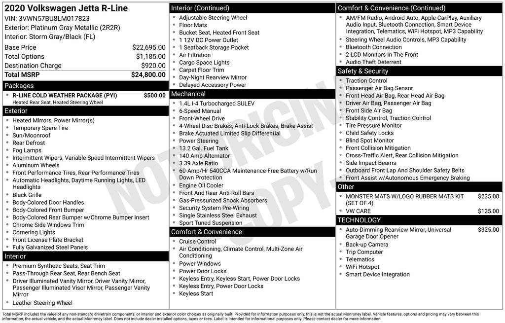 Used 2020 Volkswagen Jetta R-Line w/ R-Line Cold Weather Package FWD image 41