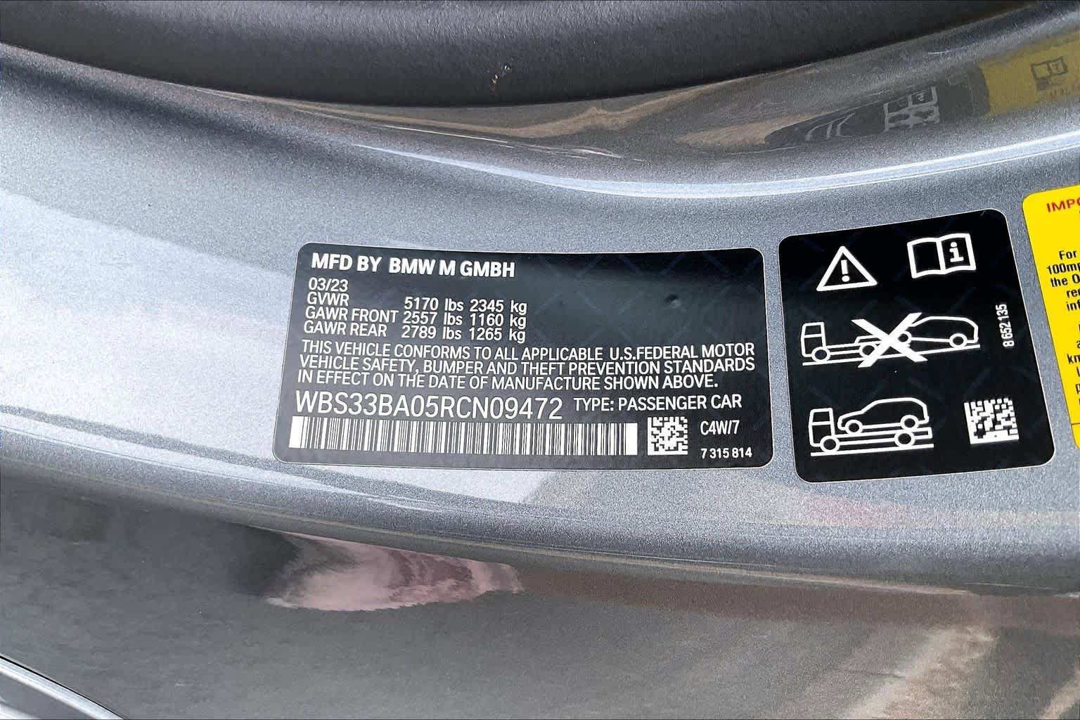 Used 2024 BMW M4 xDrive Competition AWD/4WD image 32