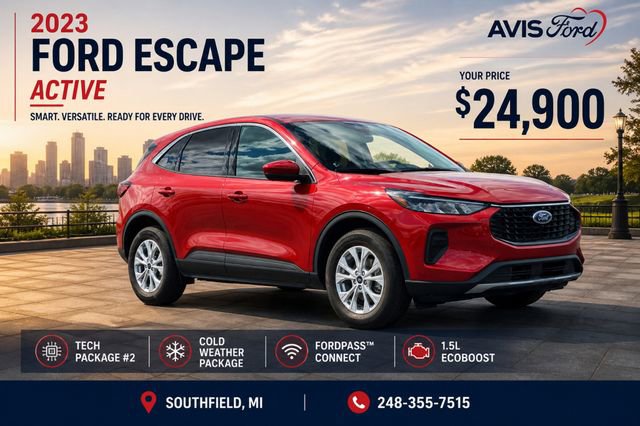 Used 2023 Ford Escape Active w/ Tech Pack #2 AWD/4WD image 1