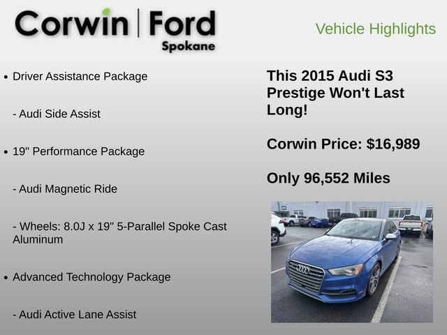 Used 2015 Audi S3 Prestige image 6