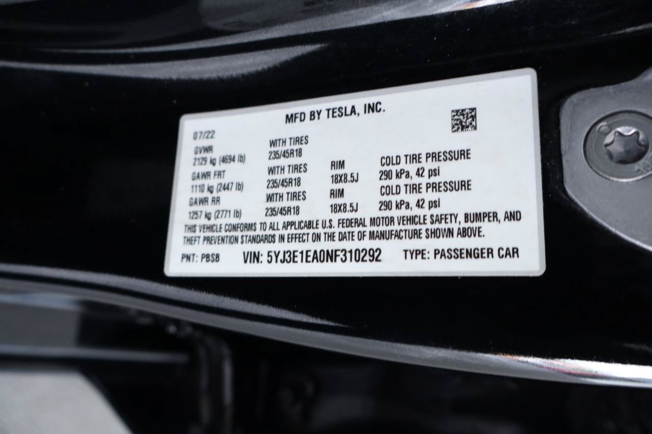 Used 2022 Tesla Model 3 RWD image 38
