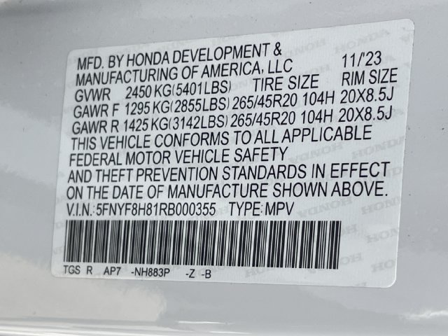 Certified 2024 Honda Passport Black Edition image 31