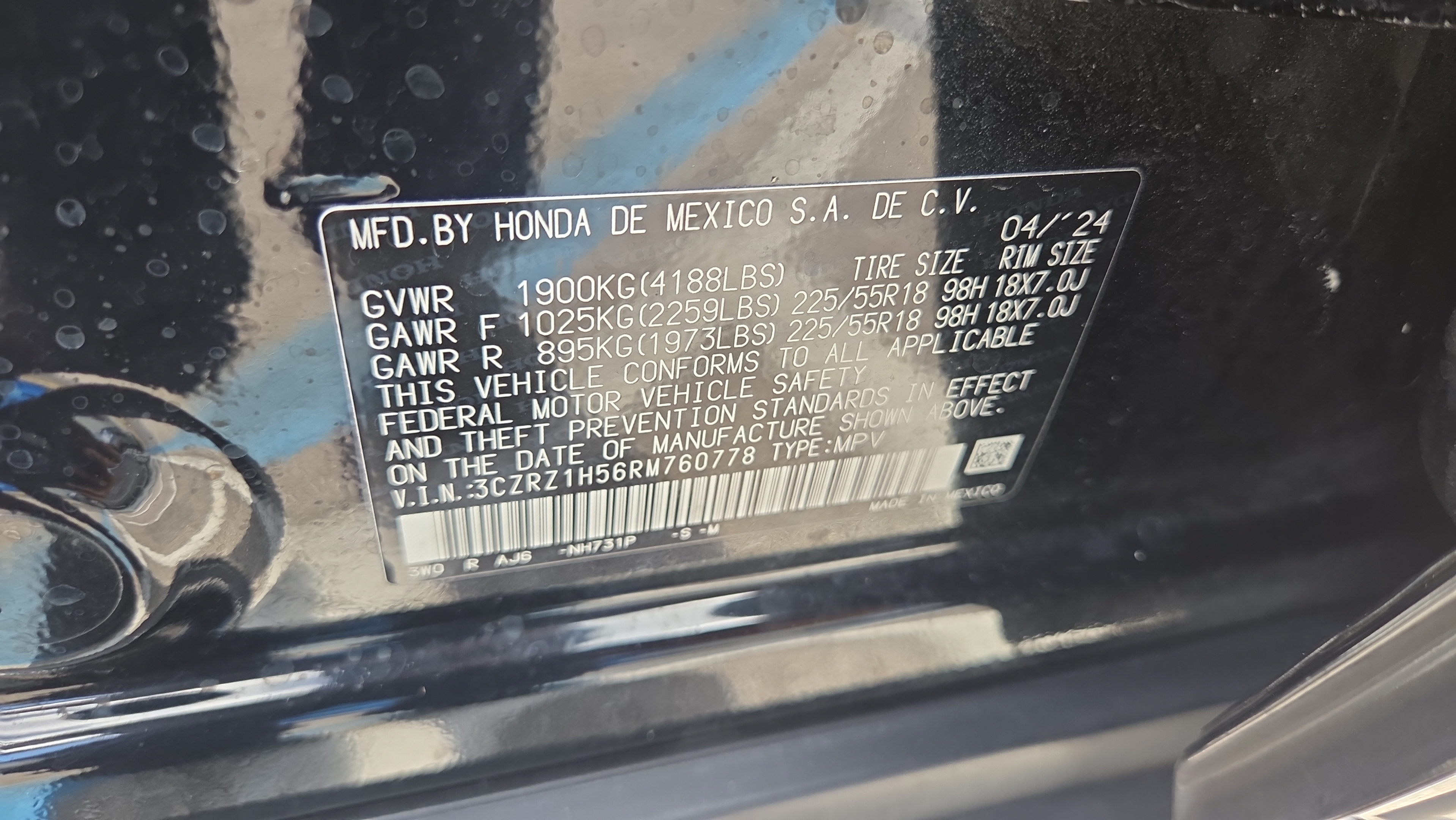 Used 2024 Honda HR-V Sport image 36