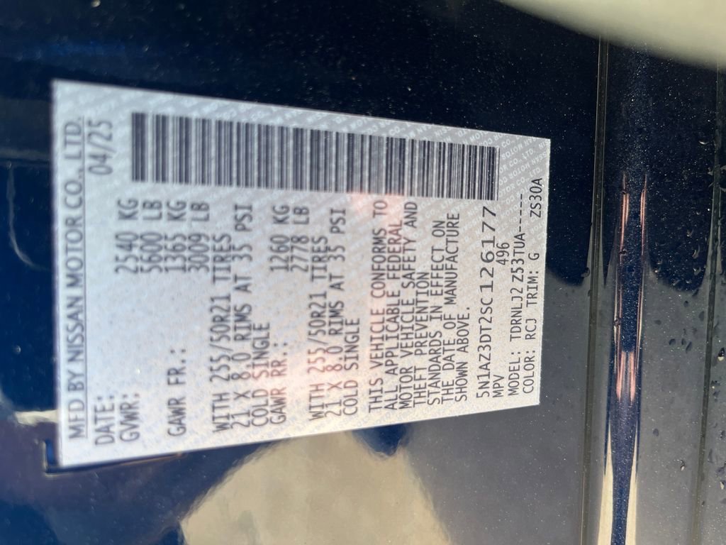 Certified 2025 Nissan Murano Platinum w/ Cargo Package image 39