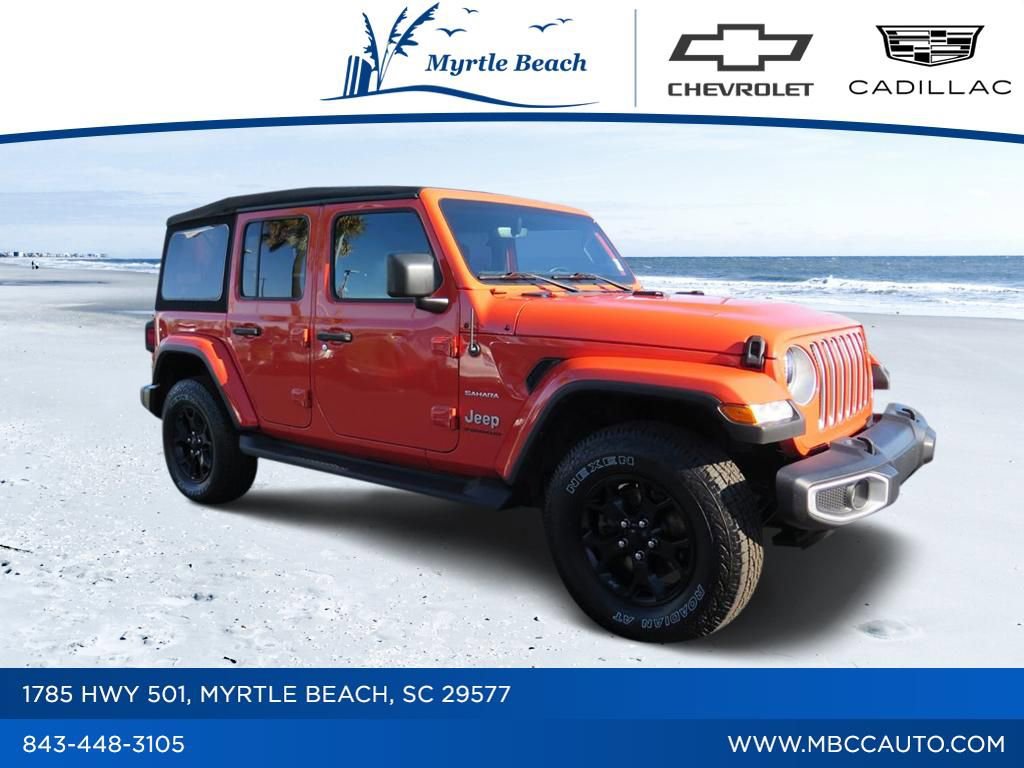 Used 2023 Jeep Wrangler Sahara w/ Cold Weather Group image 1