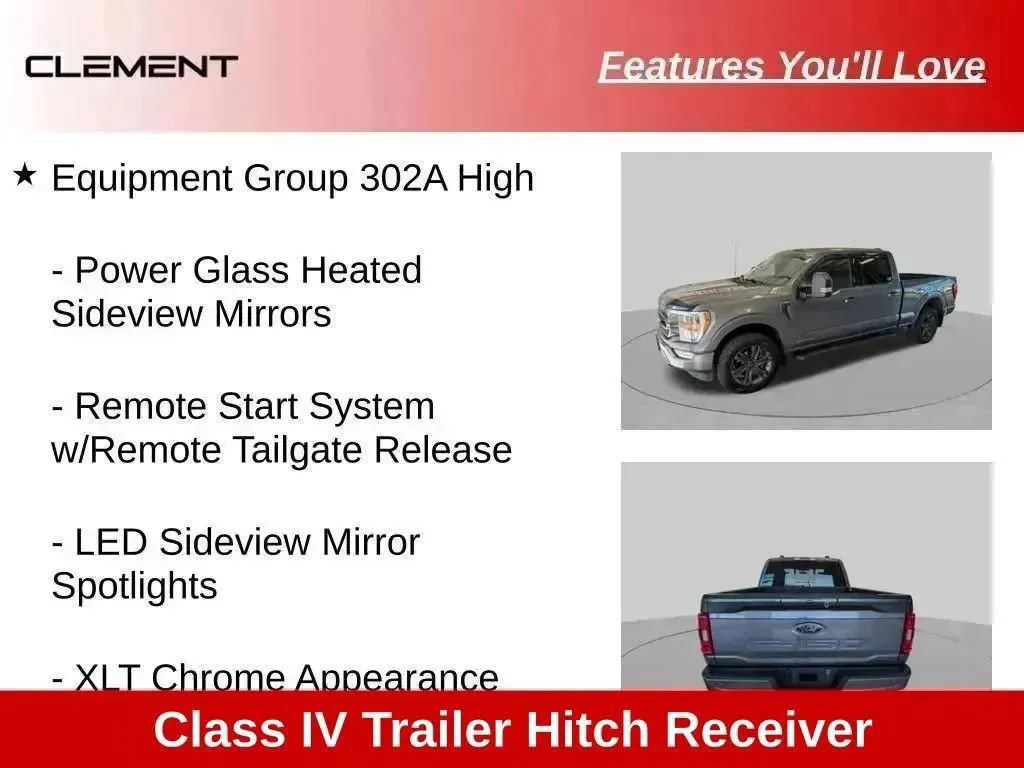 Used 2023 Ford F150 XLT w/ Equipment Group 302A High AWD/4WD image 96