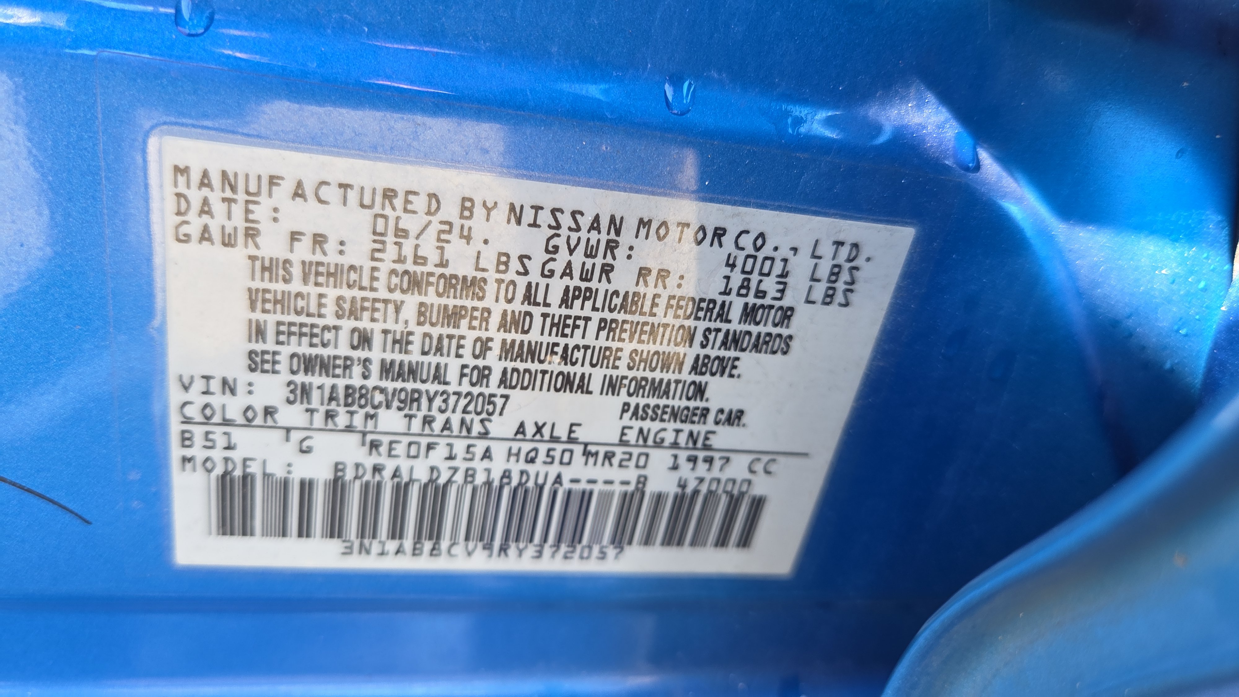Used 2024 Nissan Sentra SV FWD image 16