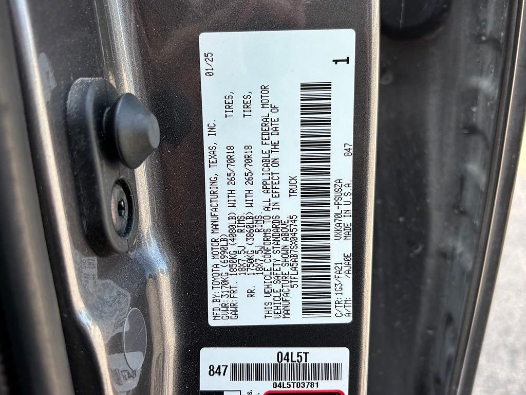 Used 2025 Toyota Tundra SR5 w/ SX Package RWD image 15