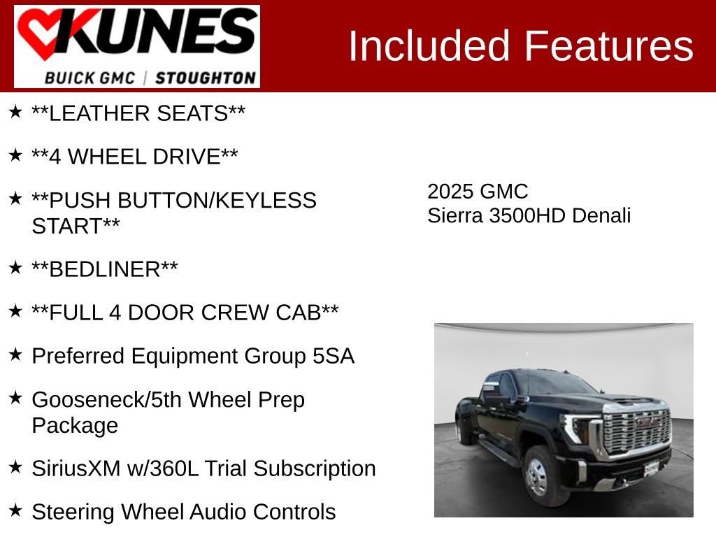 Used 2025 GMC Sierra 3500 Denali AWD/4WD image 3