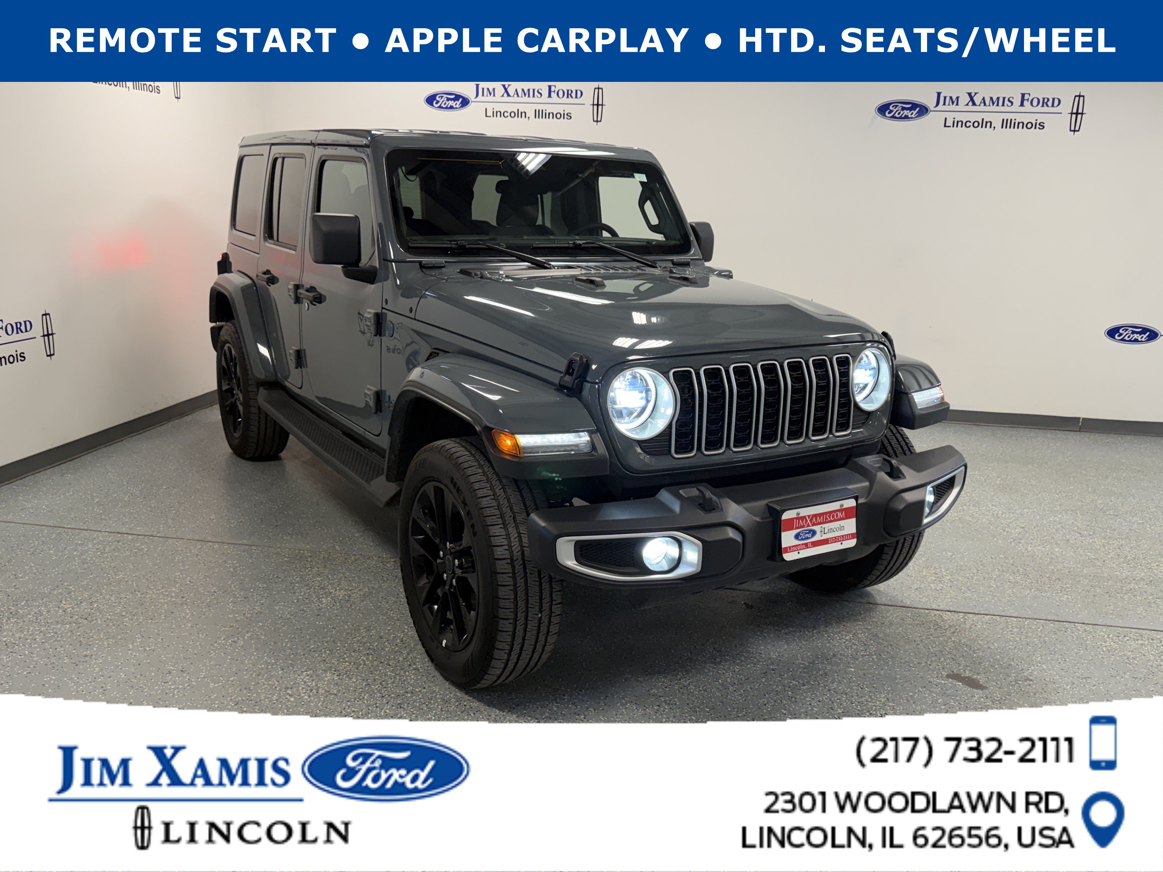 Used 2025 Jeep Wrangler Unlimited Sahara AWD/4WD image 1
