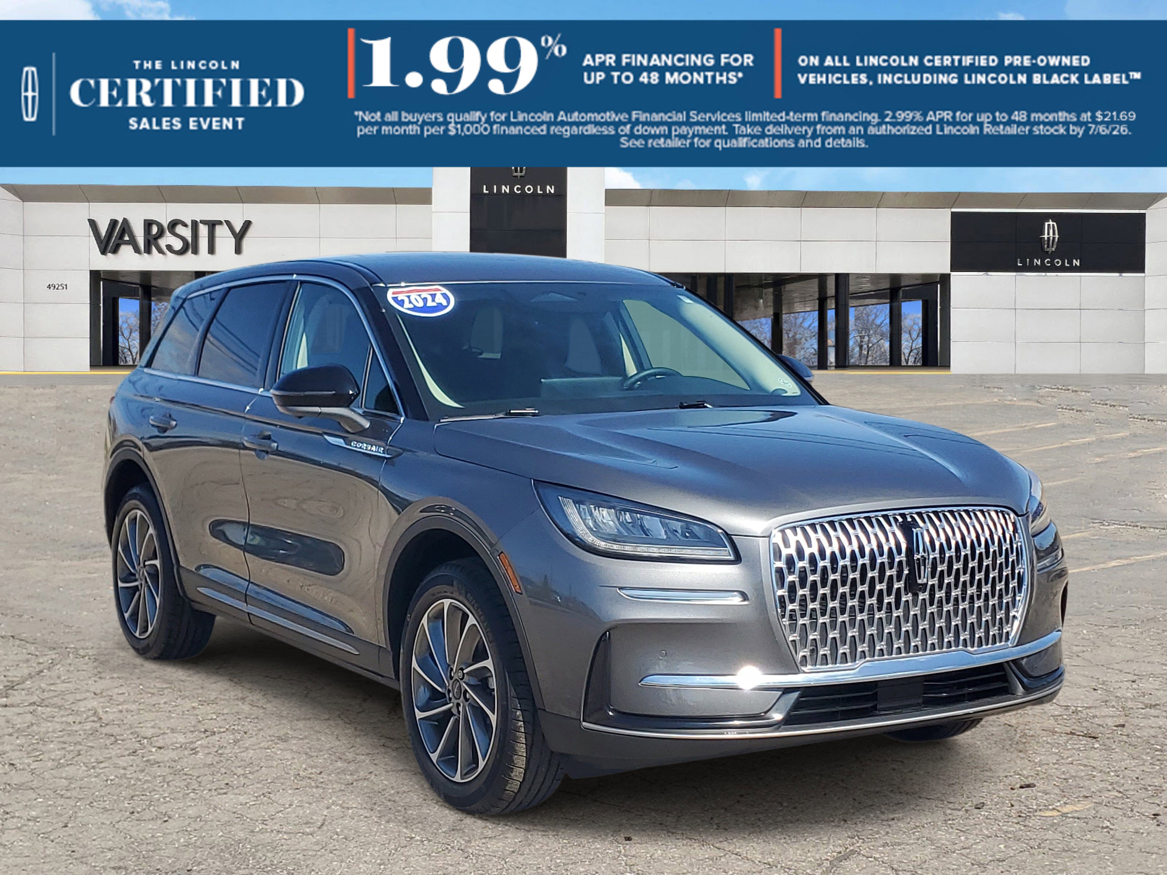 Certified 2024 Lincoln Corsair AWD w/ Equipment Group 101A 360° Tour