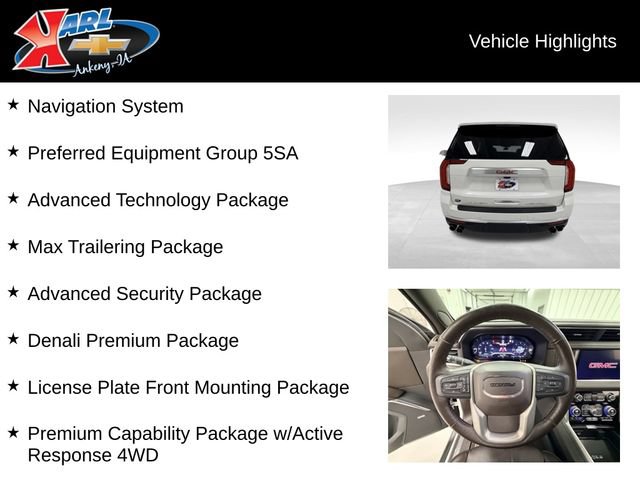 Certified 2022 GMC Yukon XL Denali w/ Denali Premium Package AWD/4WD image 2