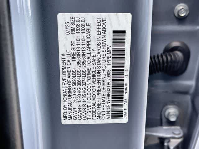 Certified 2026 Honda Passport RTL image 22