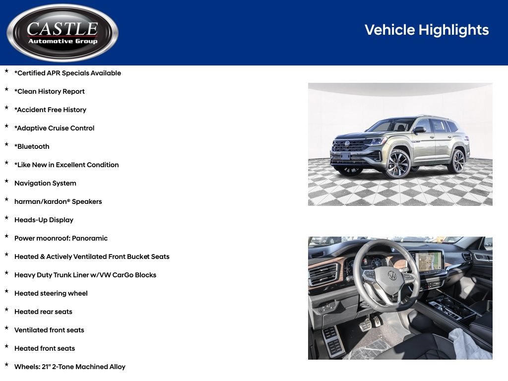 Used 2026 Volkswagen Atlas SEL Premium R-Line AWD/4WD image 3