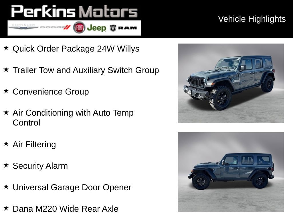 New 2026 Jeep Wrangler Willys image 2