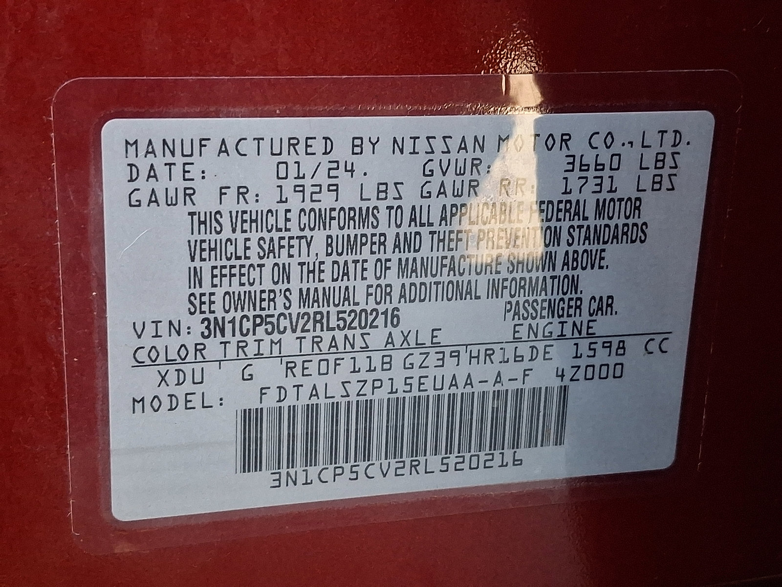 Used 2024 Nissan Kicks SV image 25