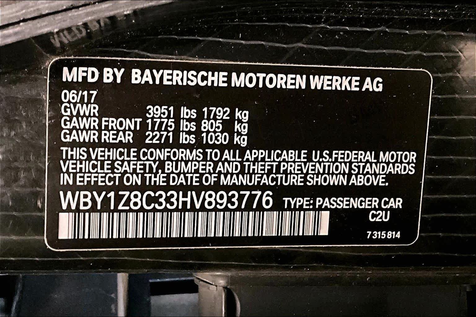 Used 2017 BMW i3 w/ Range Extender RWD image 30