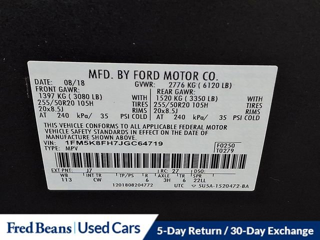 Certified 2018 Ford Explorer Limited image 26